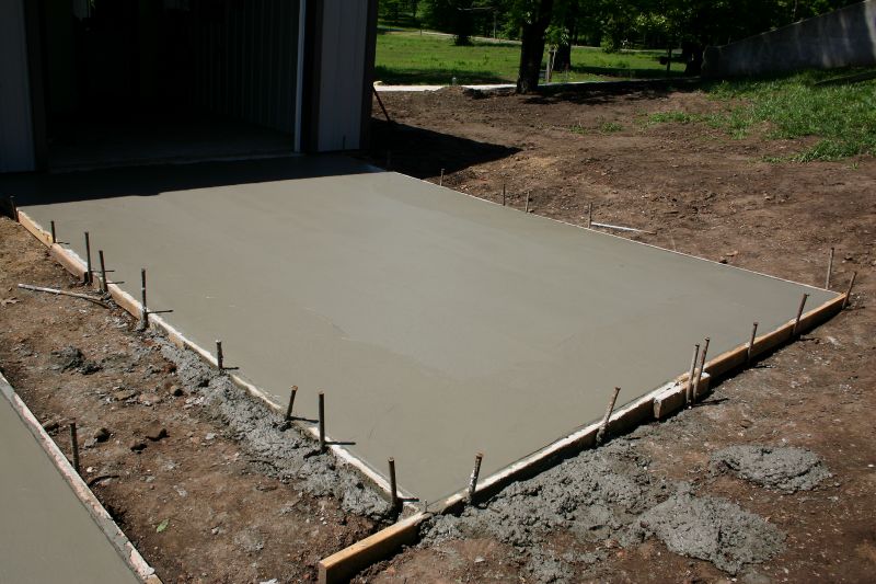 Completed Parking Slab